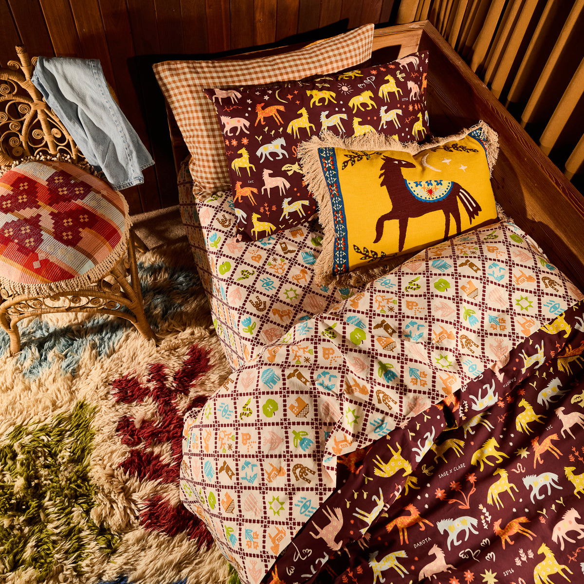 Ezra Cotton Quilt Cover Single