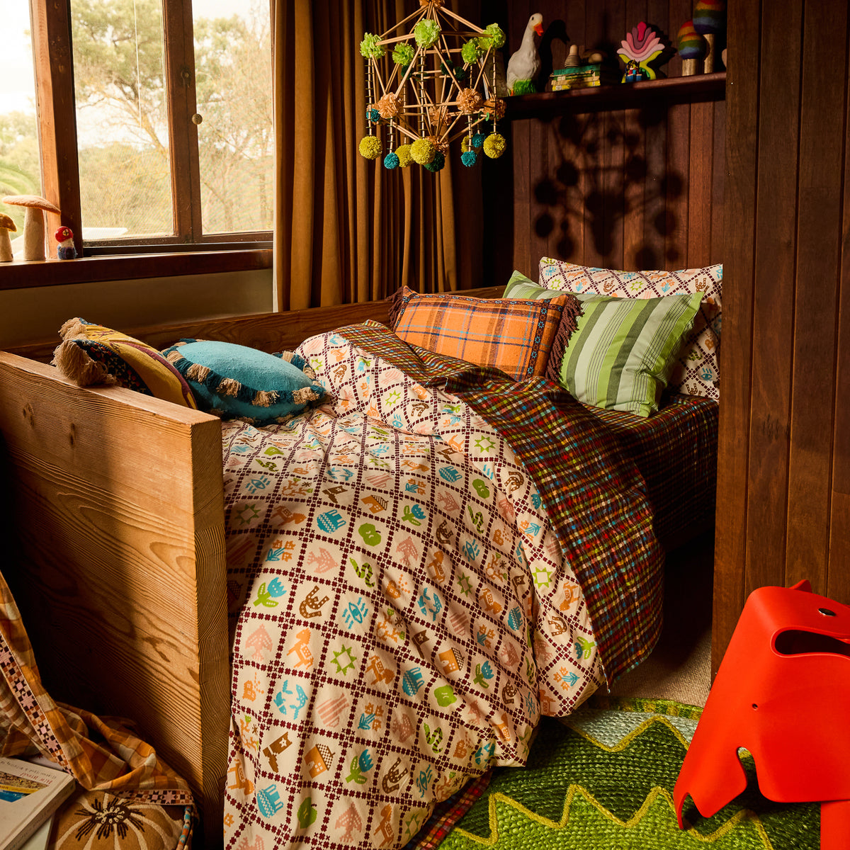 Elsie Cotton Quilt Cover Single