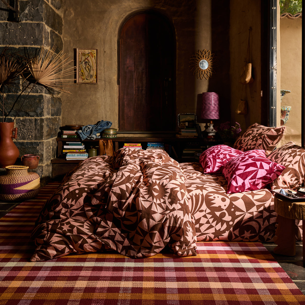 June Woven Rug - Sienna 150 x 210 cm