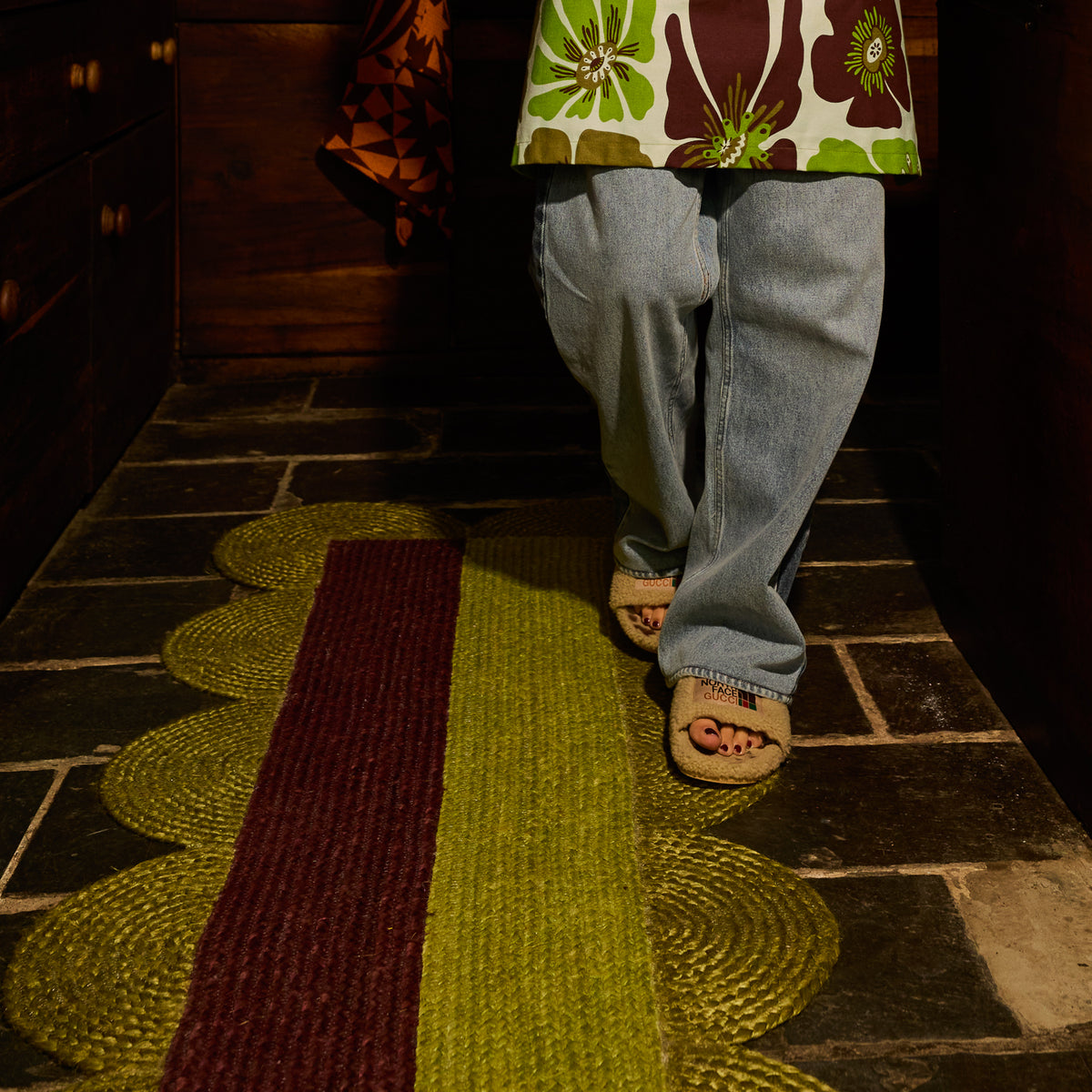 Neomi Jute Runner - Cactus Green