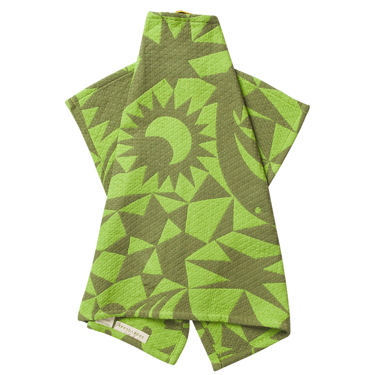 Nora Tea Tea Towel - Cactus Green