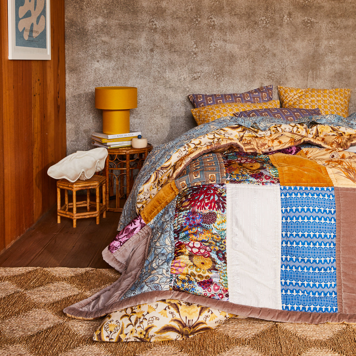 Kai Patchwork Bedcover - Dolce