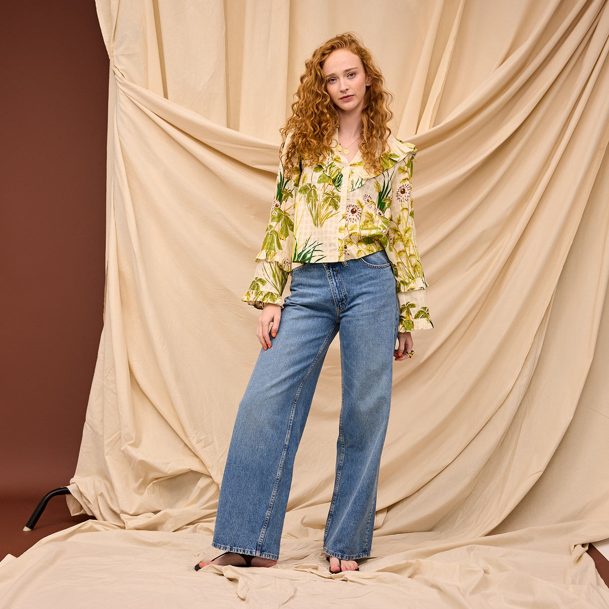 Malorie Frill Blouse