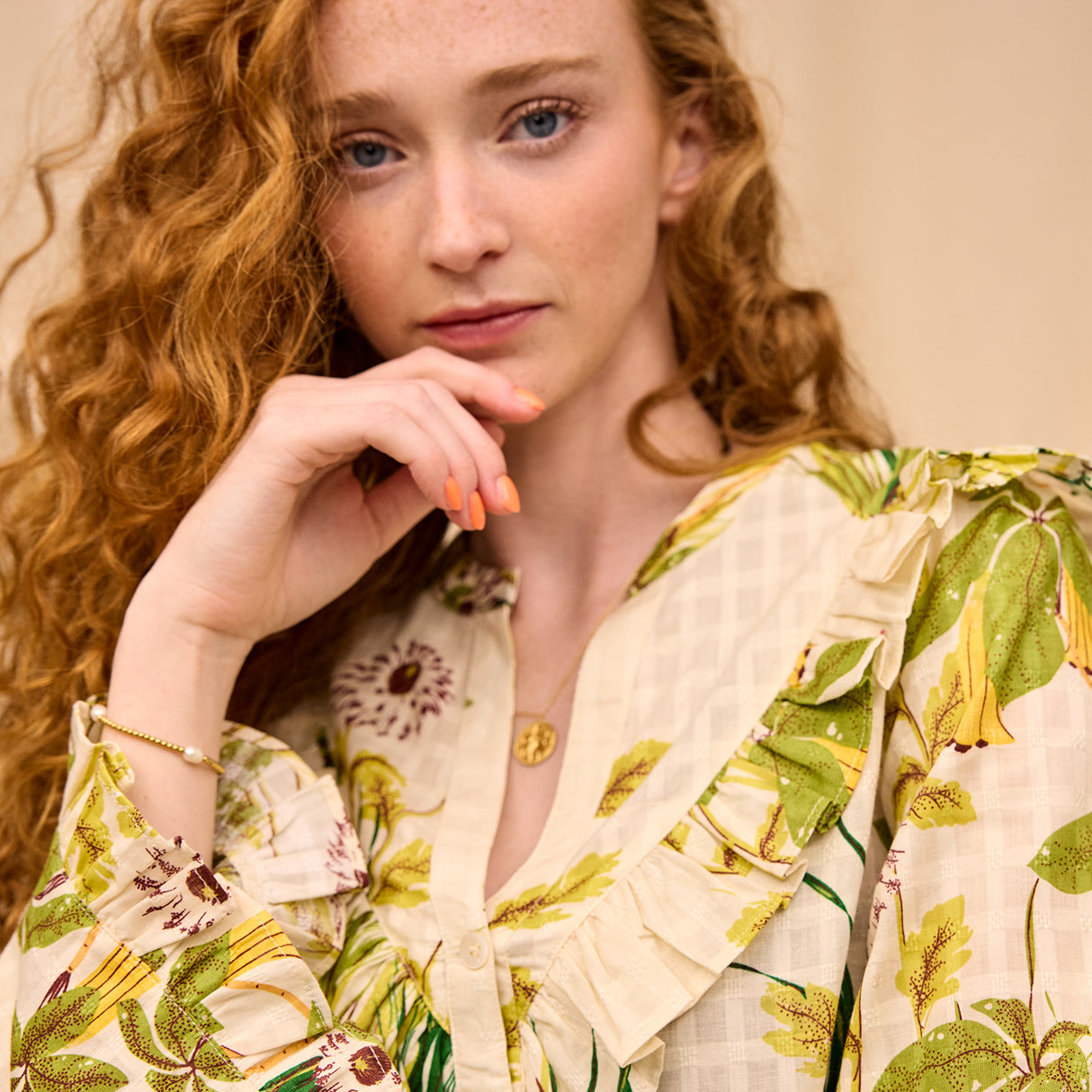 Malorie Frill Blouse