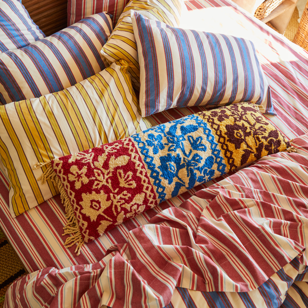 Thea Punch Needle Cushion Feather Insert