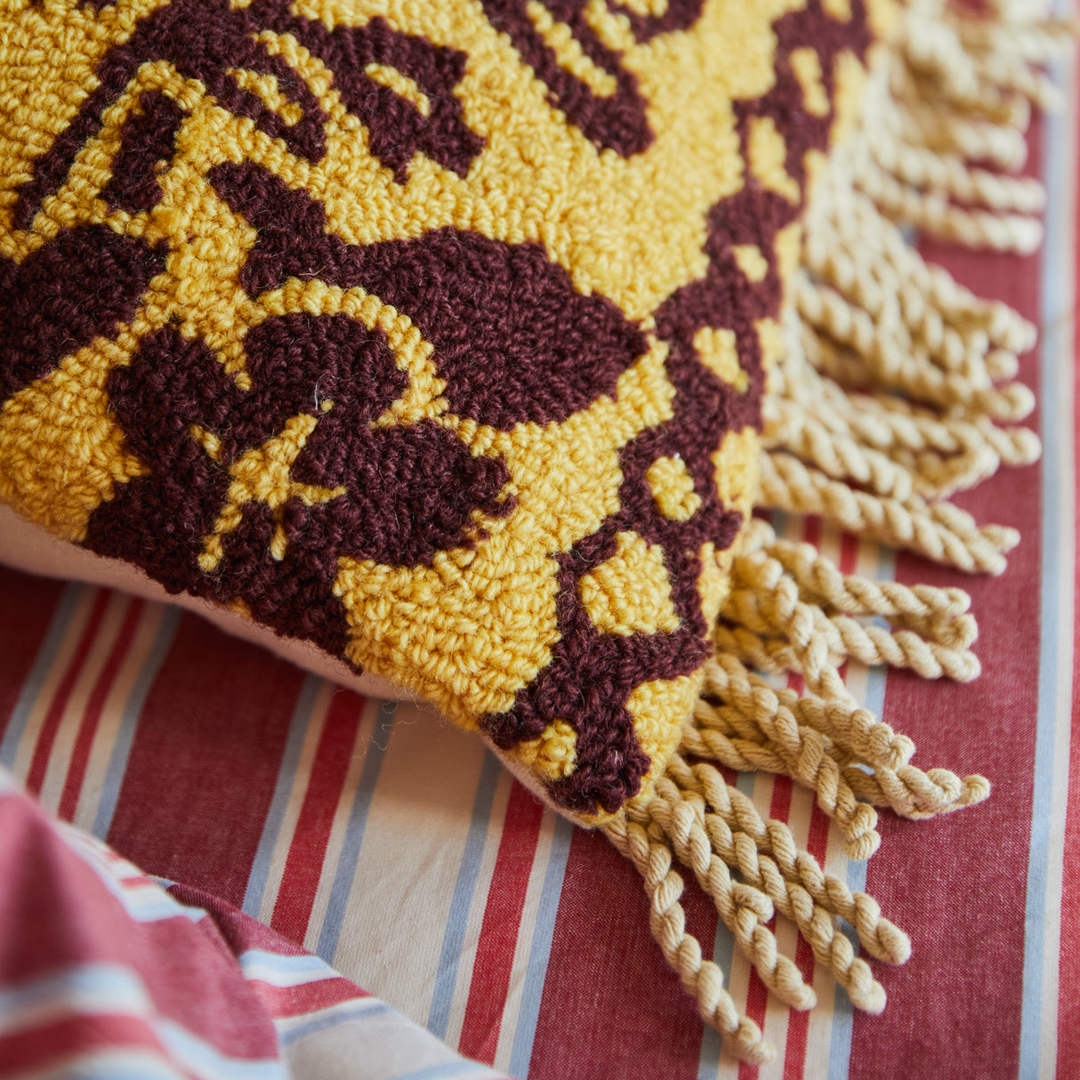 Thea Punch Needle Cushion Feather Insert