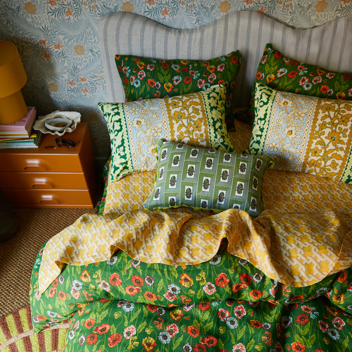 Antonella Cushion - Anise Feather Insert