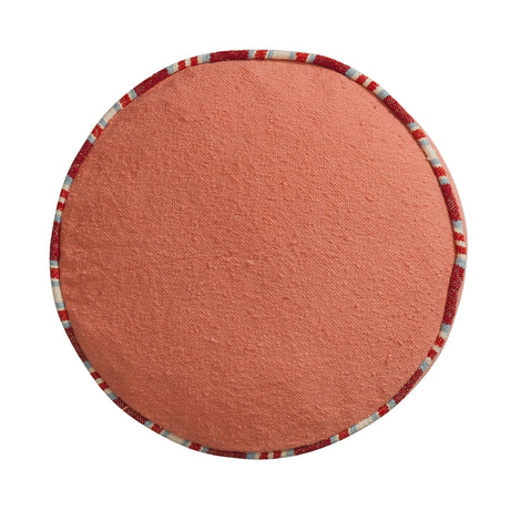 Delana Round Cushion - Hibiscus Feather Insert