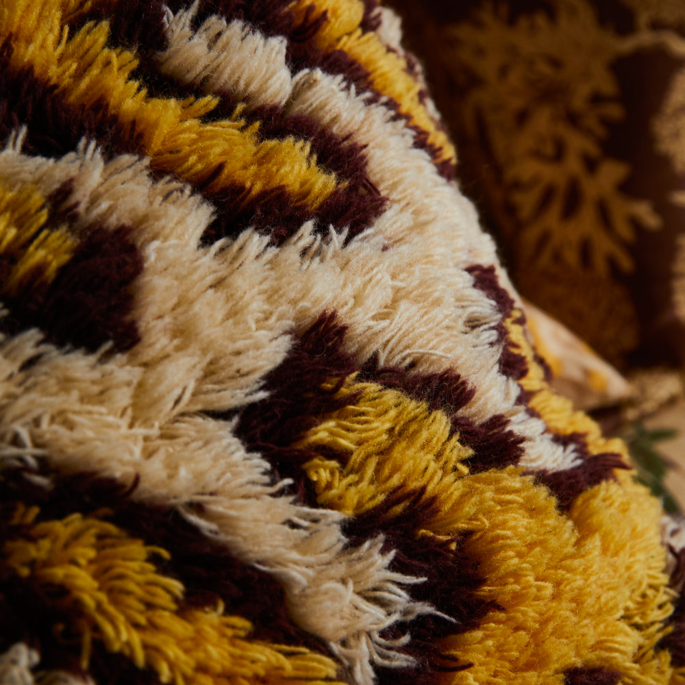 Marzia Shag Cushion - Dune Feather Insert