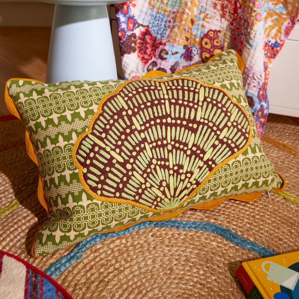 Esme Embroidered Cushion Feather Insert