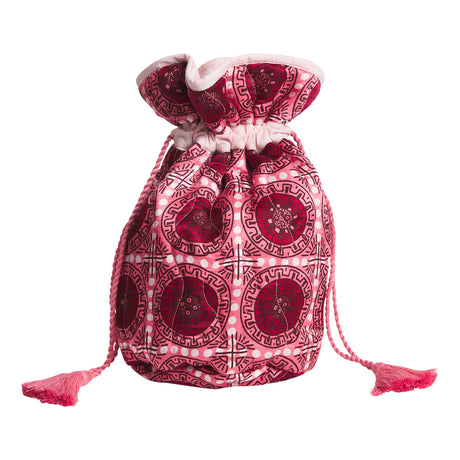 Gabriella Drawstring Bag - Hibiscus