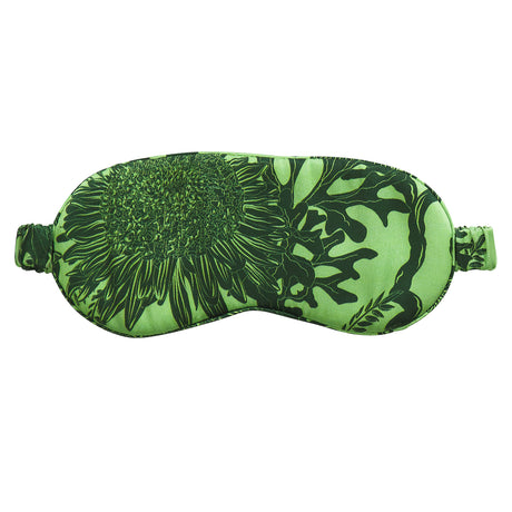 Delphine Silk Eye Mask - Key Lime