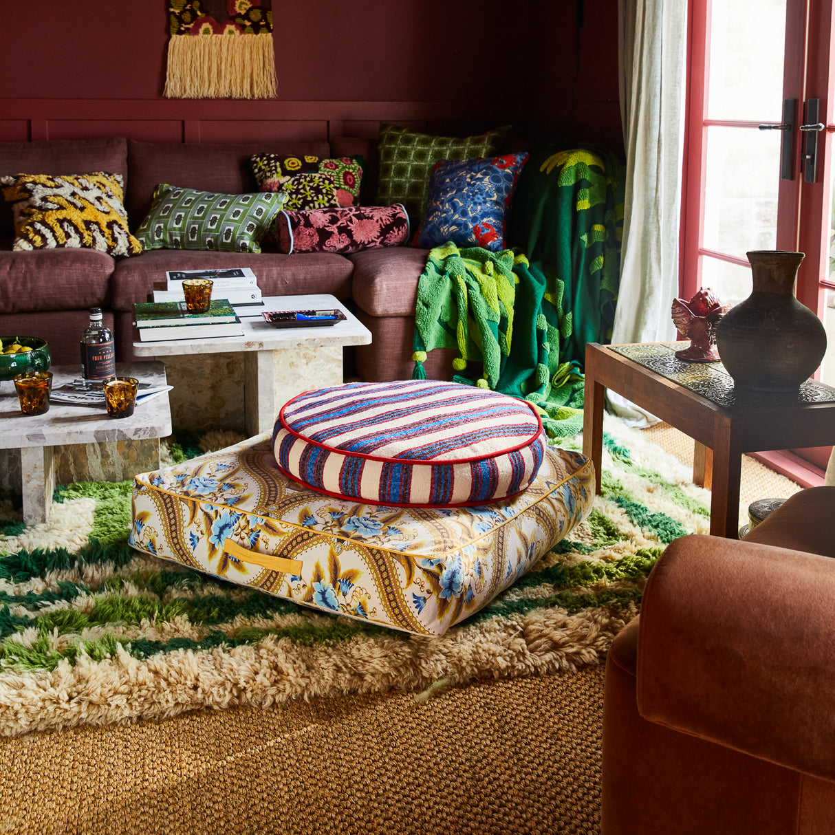 Margaret Floor Cushion - Clay