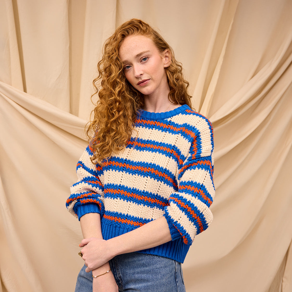 Carmila Knit Jumper - Azure