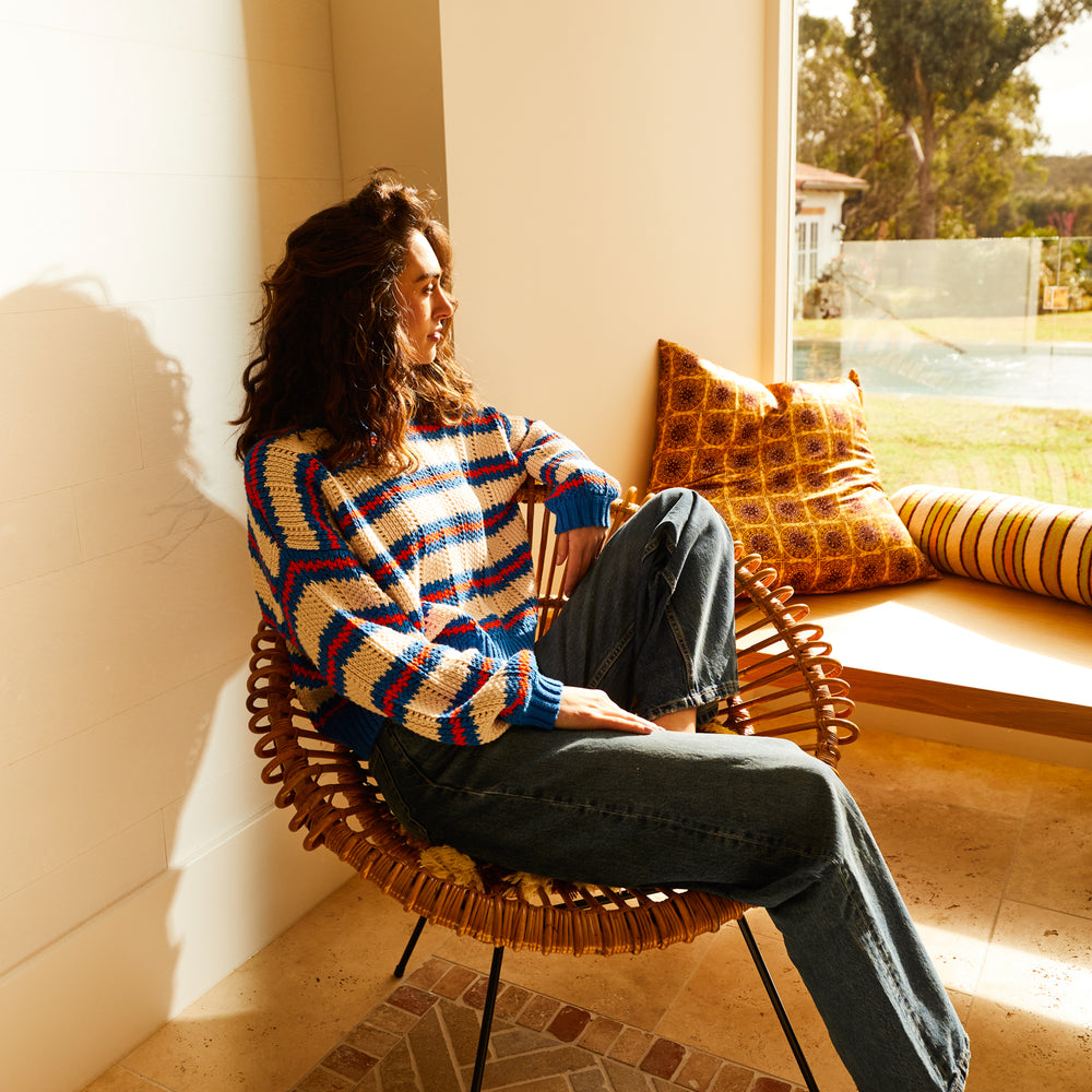 Carmila Knit Jumper - Azure