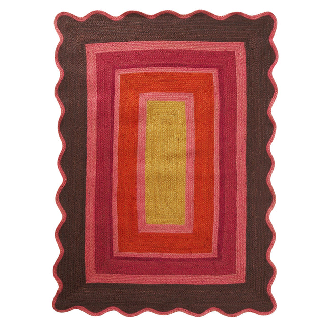 Melvie Jute Rug - Garnet 150 x 210 cm