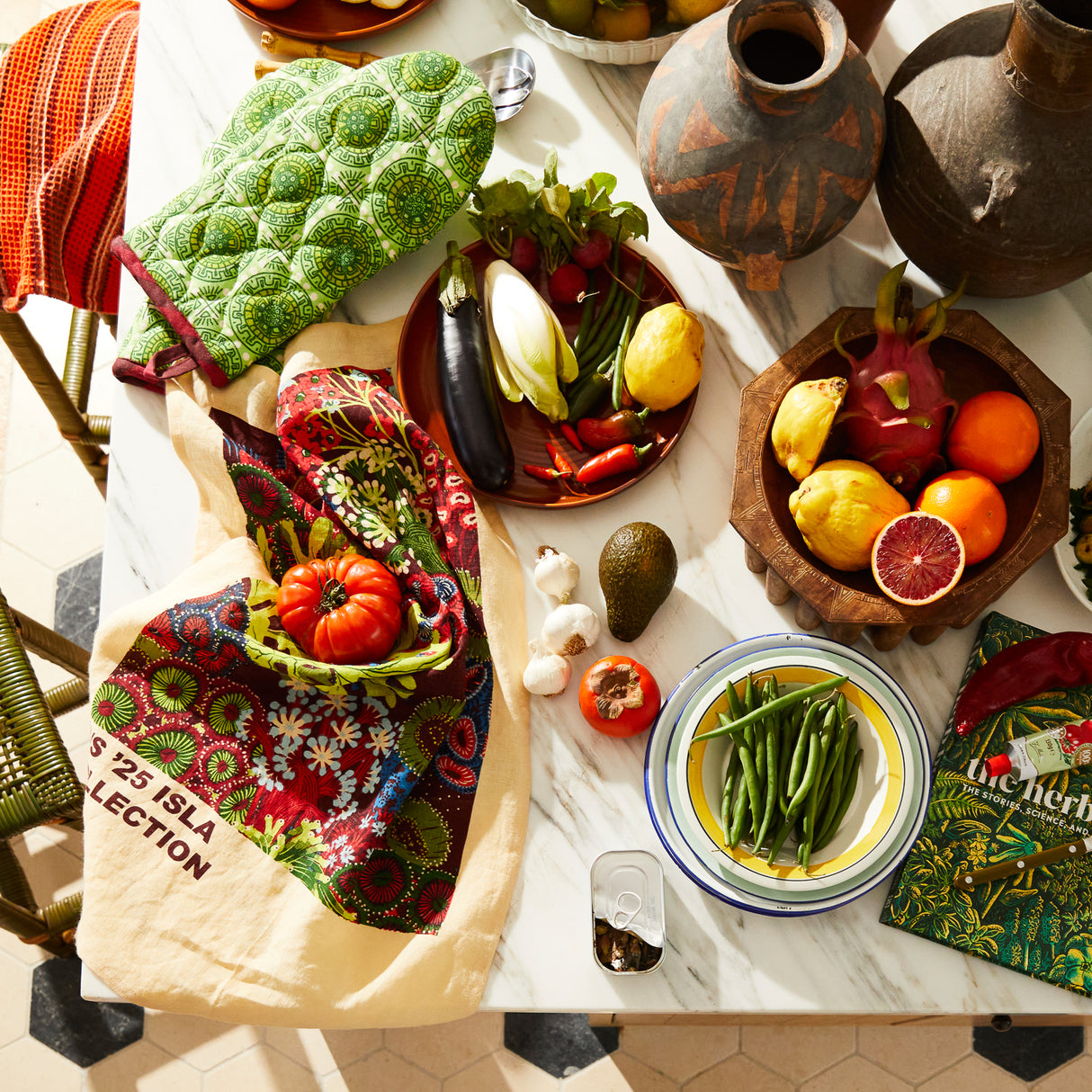 Cora Linen Tea Towel