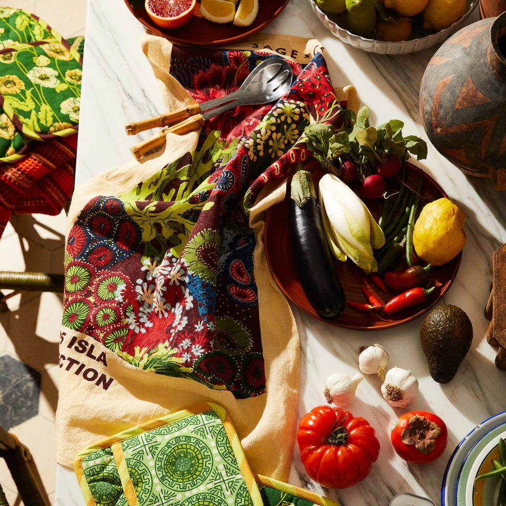 Cora Linen Tea Towel