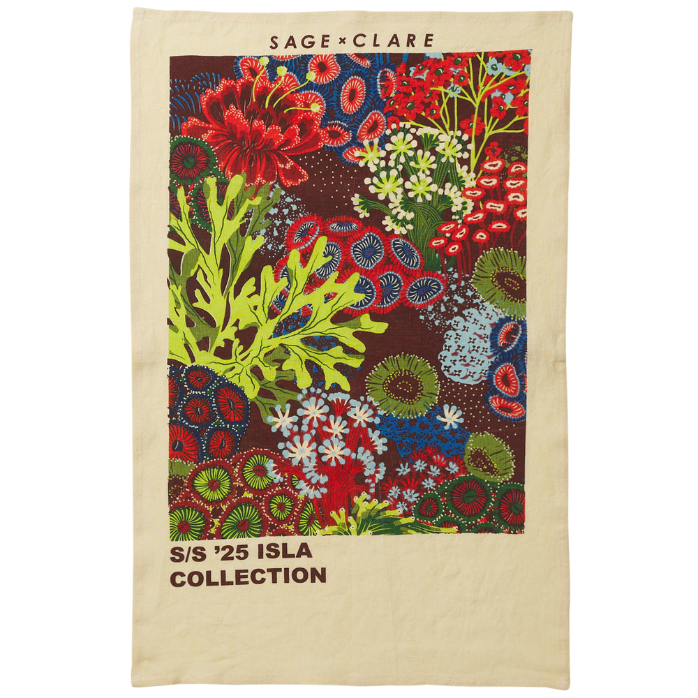 Cora Linen Tea Towel