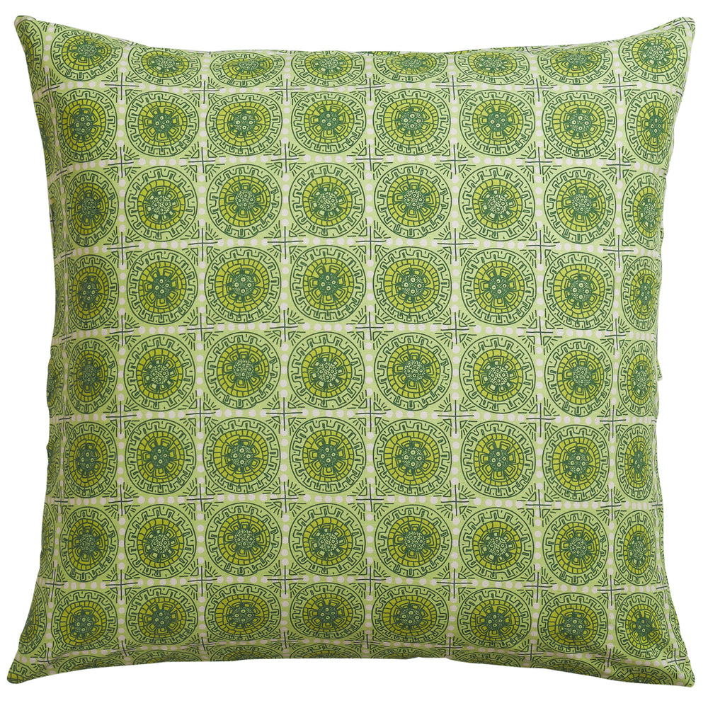Gabriella Cotton Euro Pillowcase Set - Key Lime
