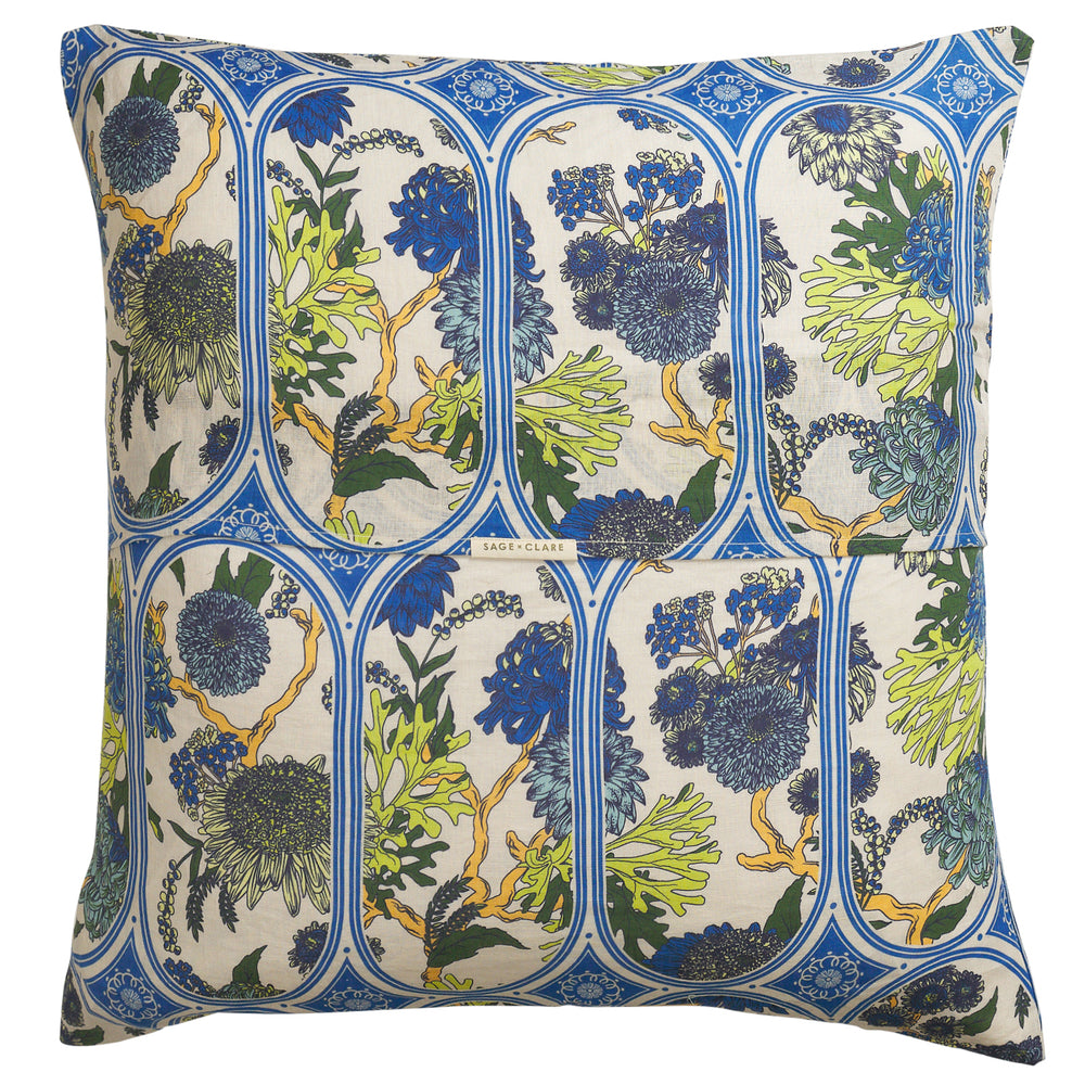 Naia Linen Euro Pillowcase Set - Pearl