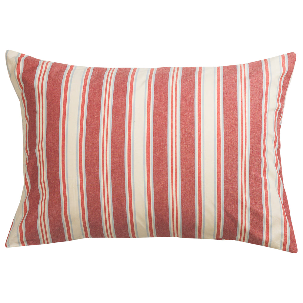 Selene Cotton Pillowcase Set - Crimson Standard