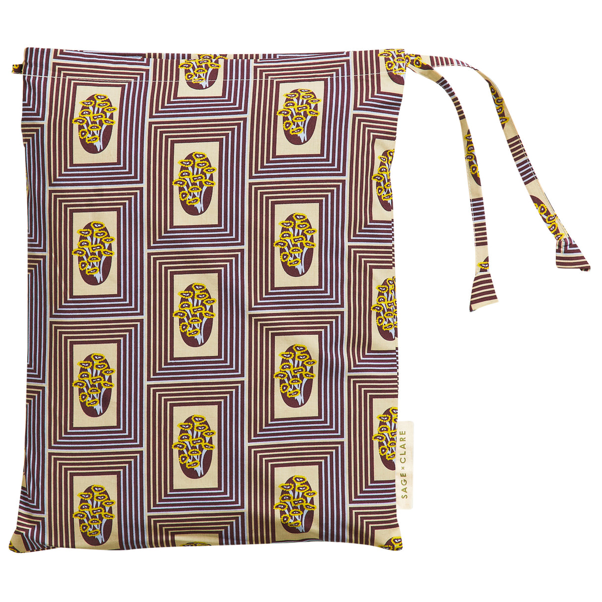 Antonella Cotton Pillowcase Set - Garnet Standard