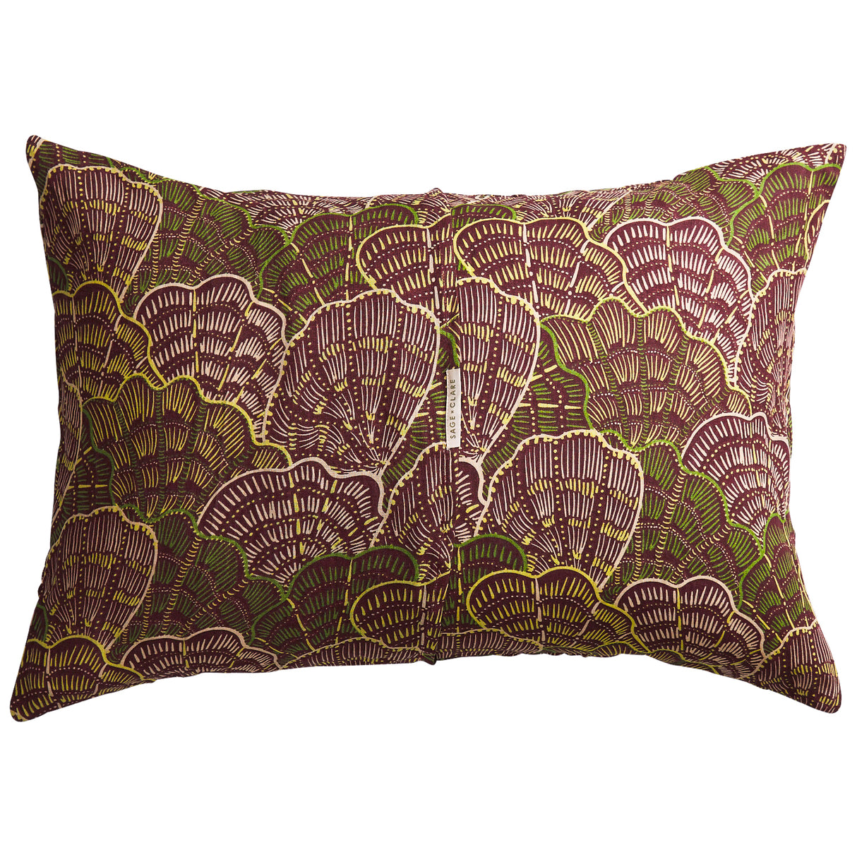 Claudelle Linen Pillowcase Set - Garnet Standard