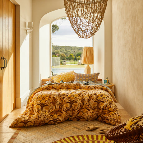 Clementine Linen Quilt Cover Queen