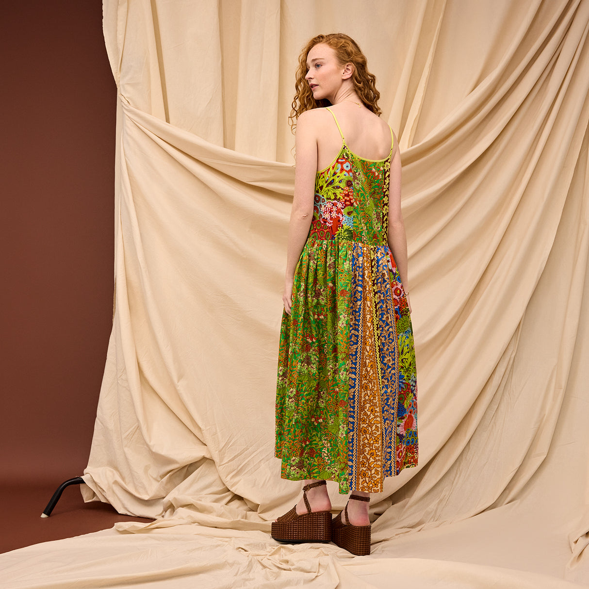 Claudia Patchwork Dress