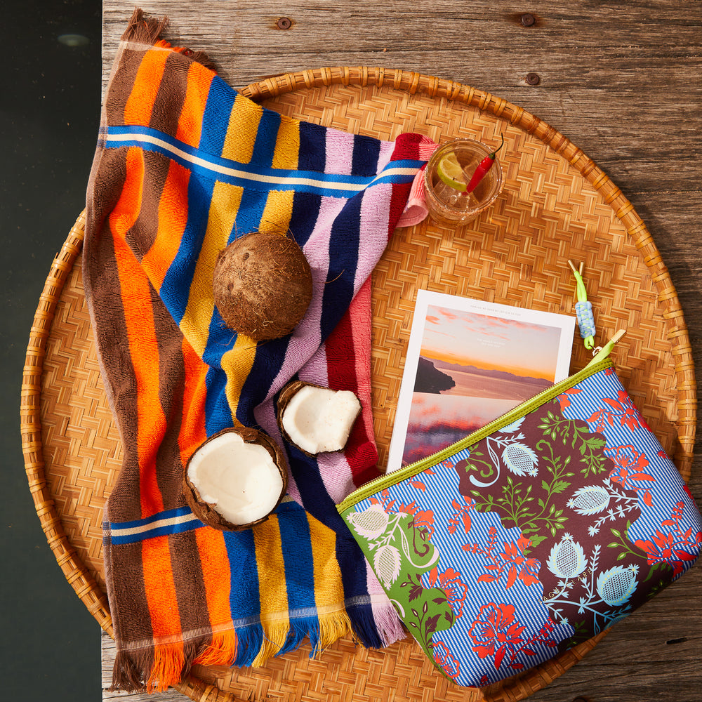 Chiara Hand Towel - Azure