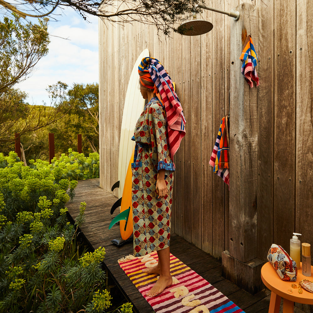 Chiara Hand Towel - Azure