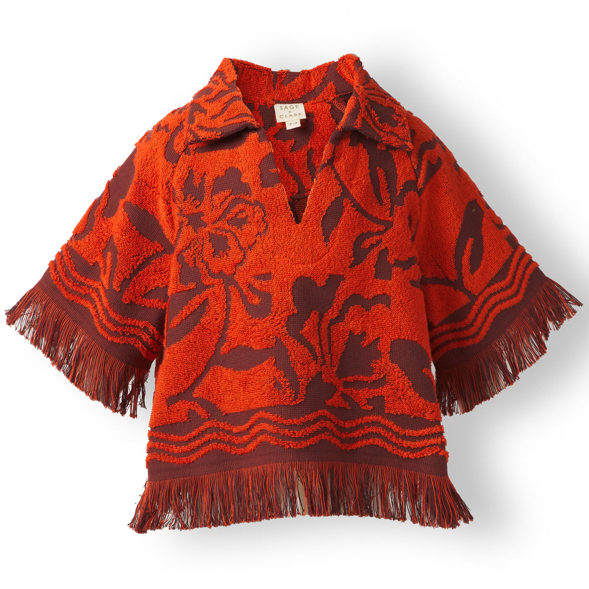 Rosalia Kids Cover Up - Flame 3/4