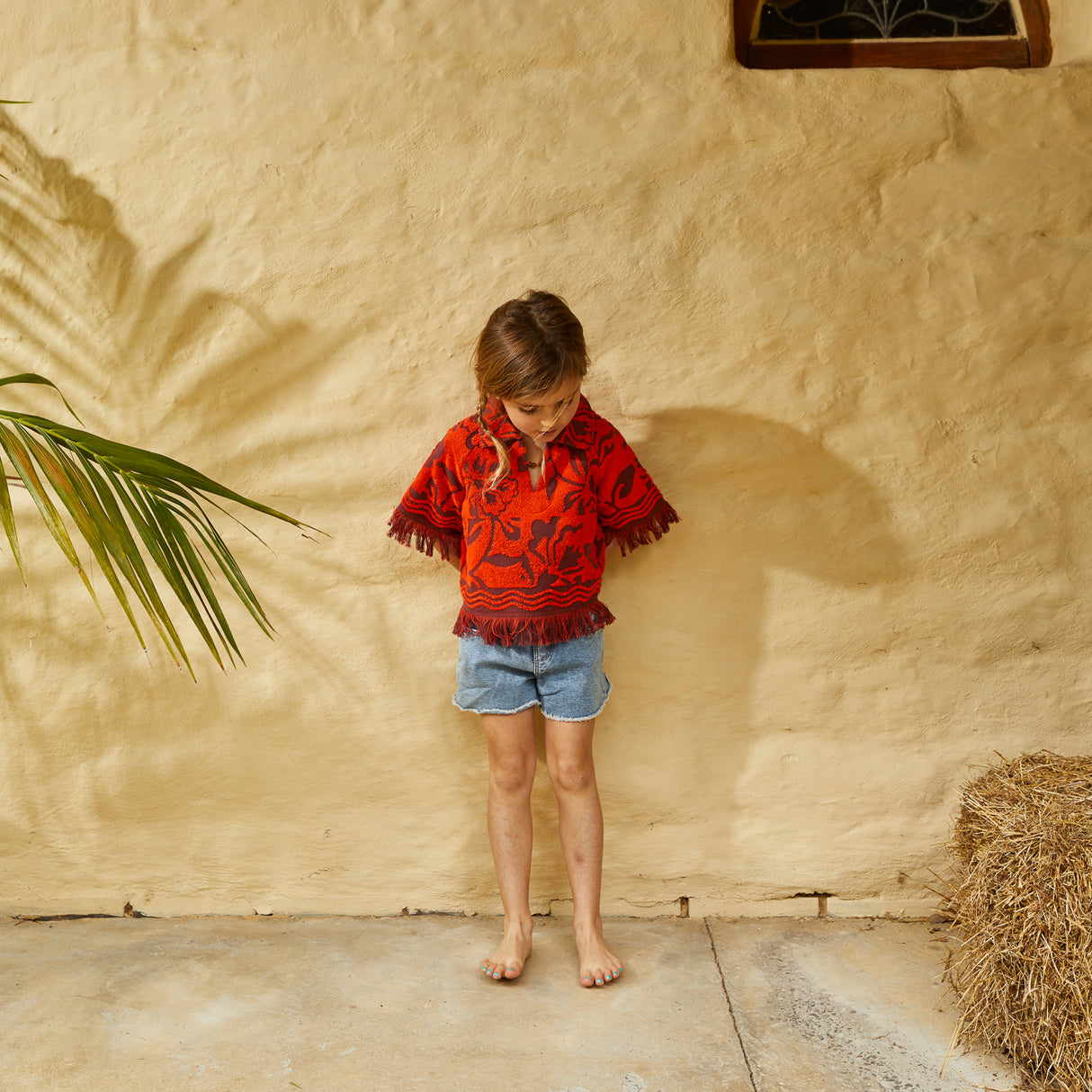 Rosalia Kids Cover Up - Flame 3/4