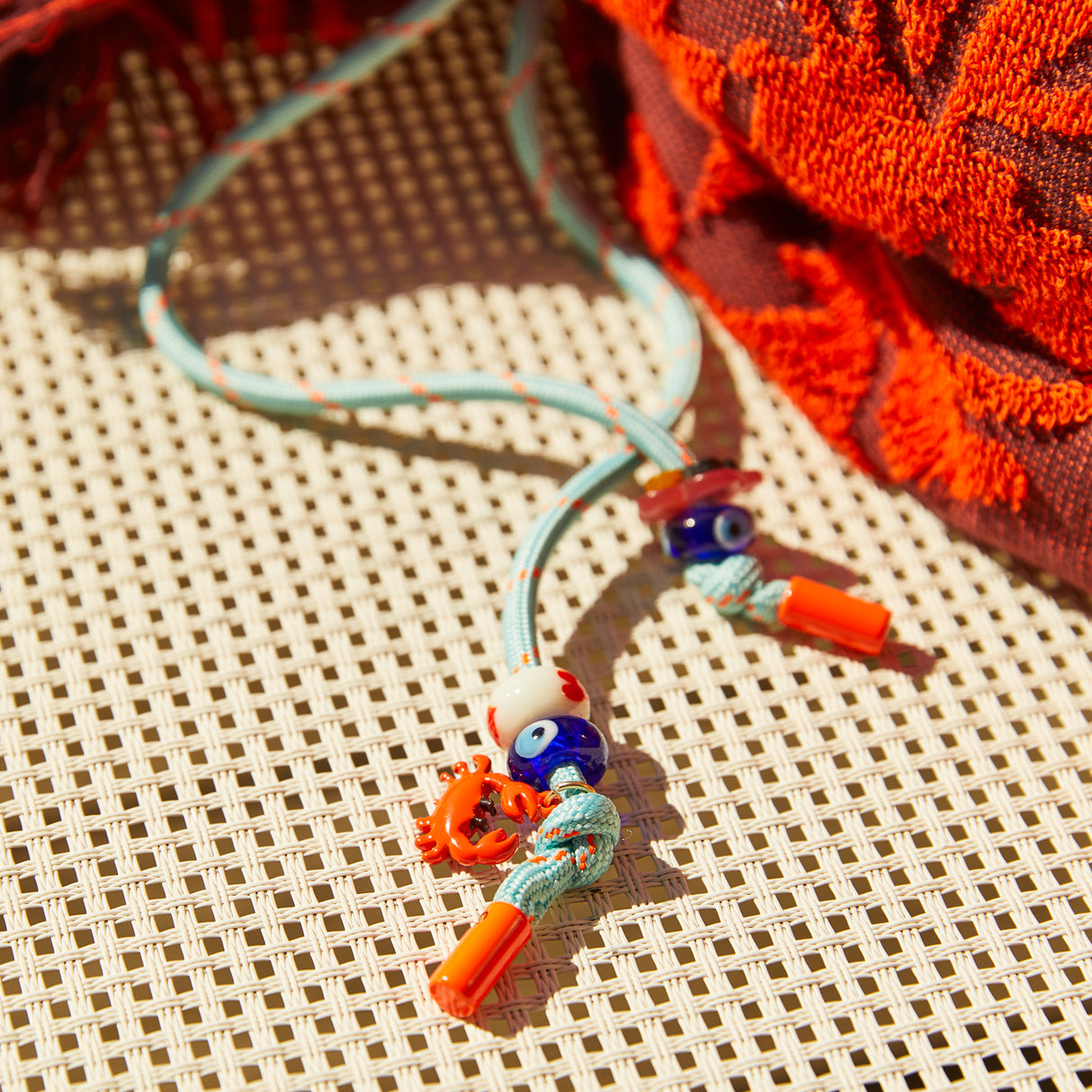 Rosalia Beach Tote - Flame