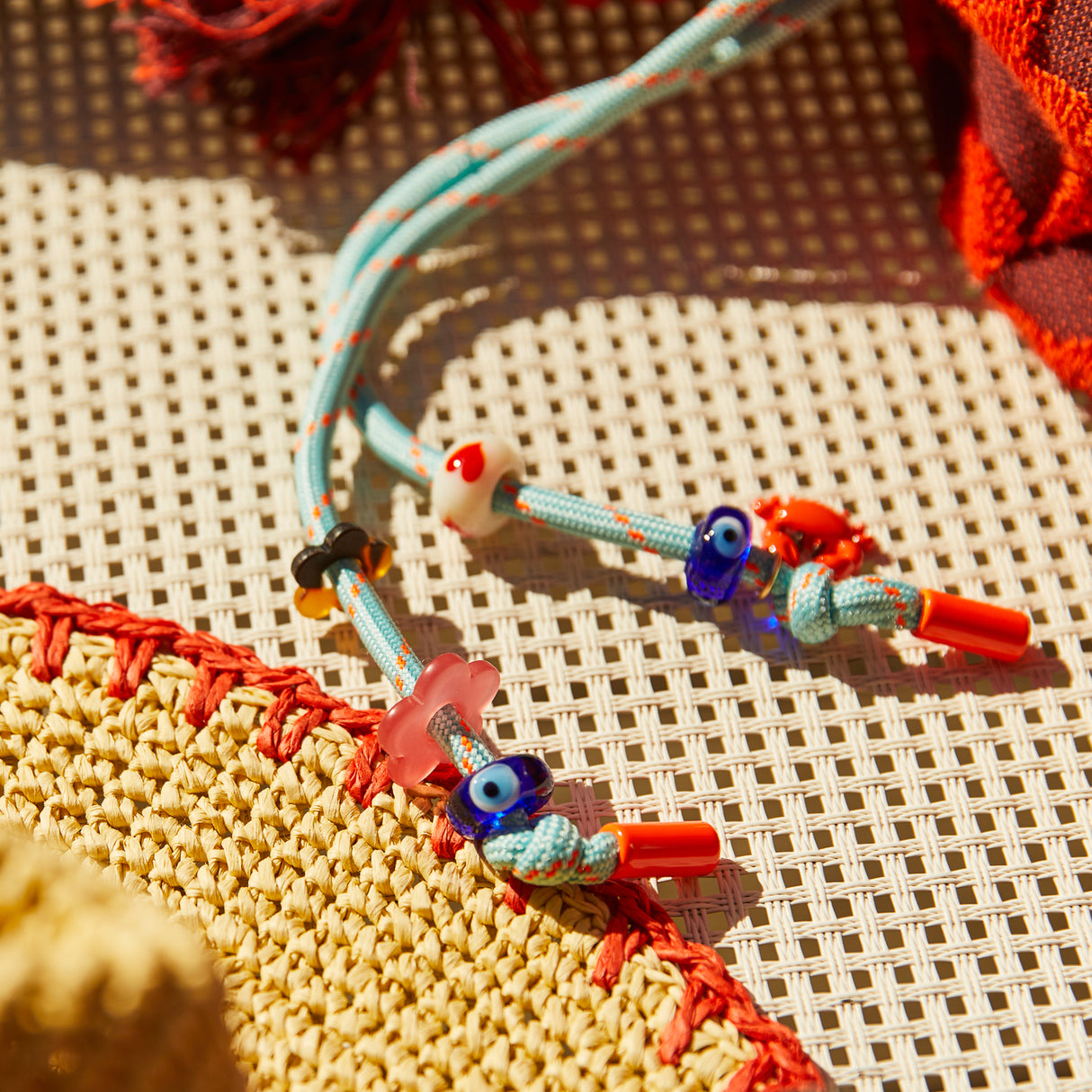 Rosalia Beach Tote - Flame