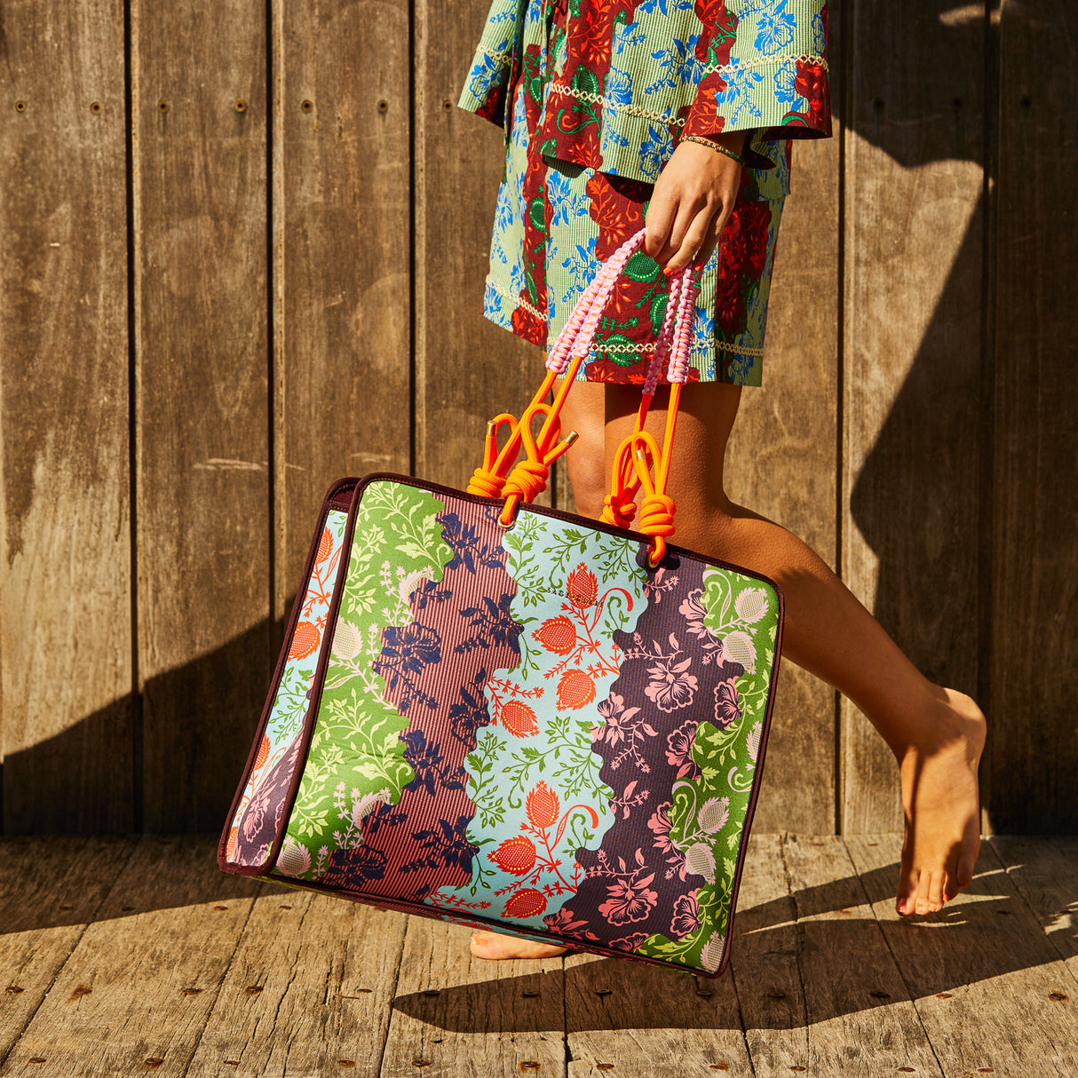 Leilani Tote Bag - Garnet