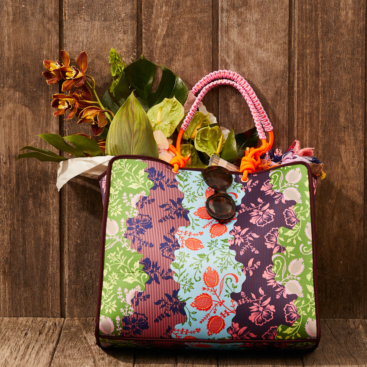 Leilani Tote Bag - Garnet