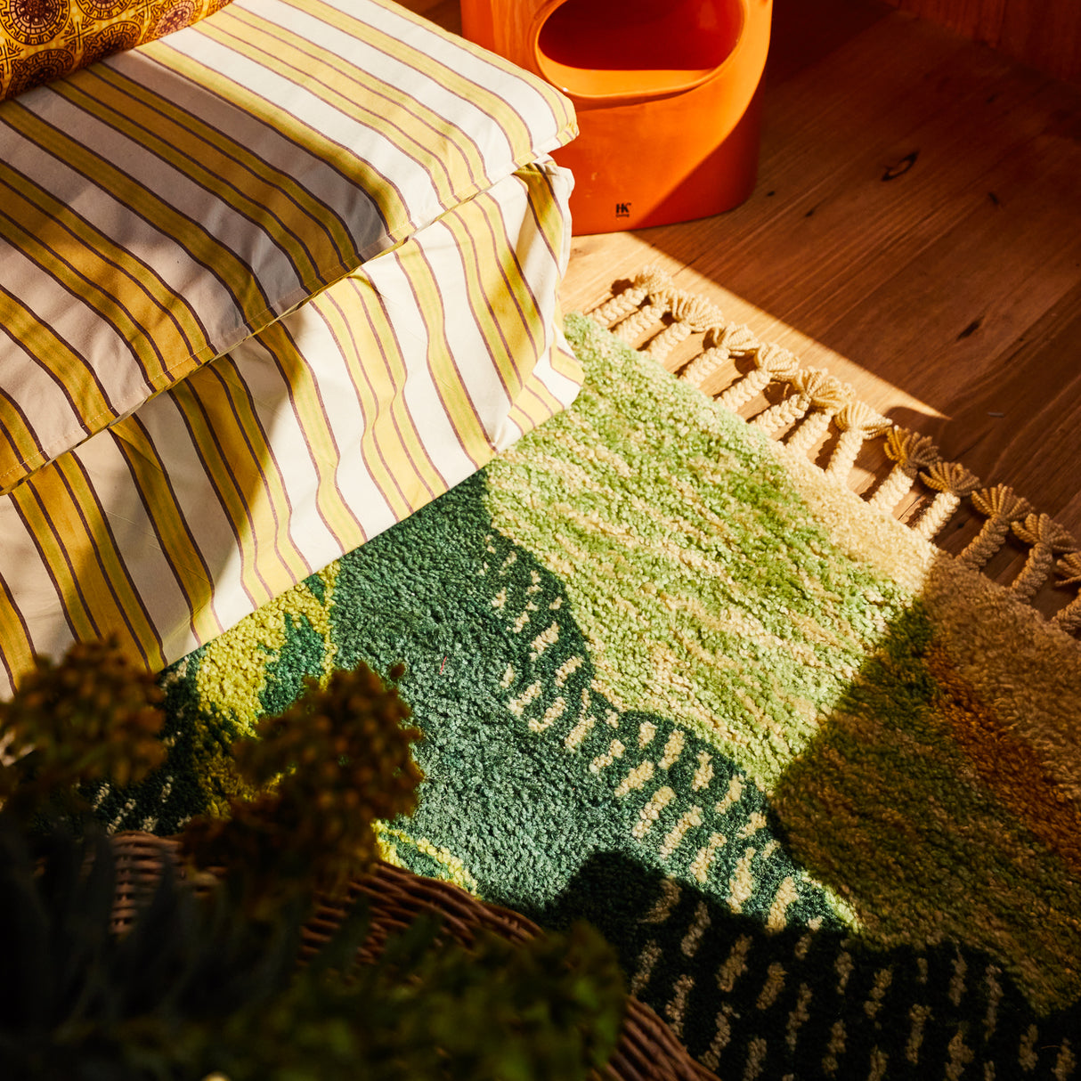 Normandie Tufted Rug - Kelp 150 x 210 cm