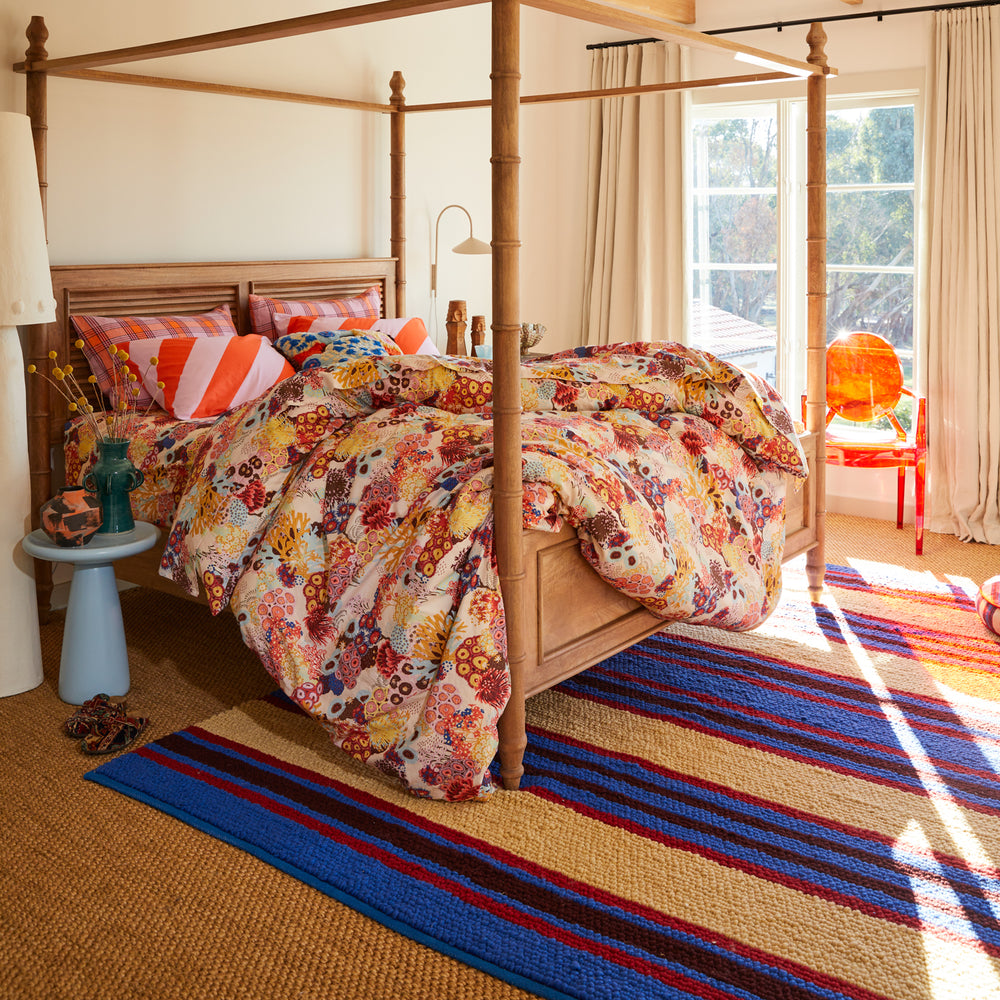 Capi Knot Rug - Azure 150 x 210 cm