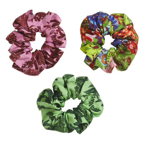 Delphine Silk Scrunchie Set