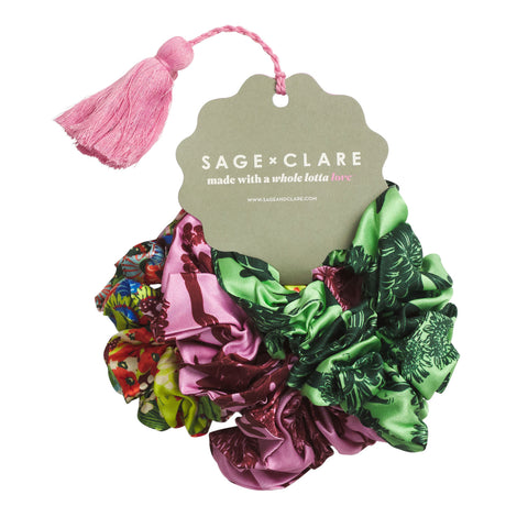 Delphine Silk Scrunchie Set