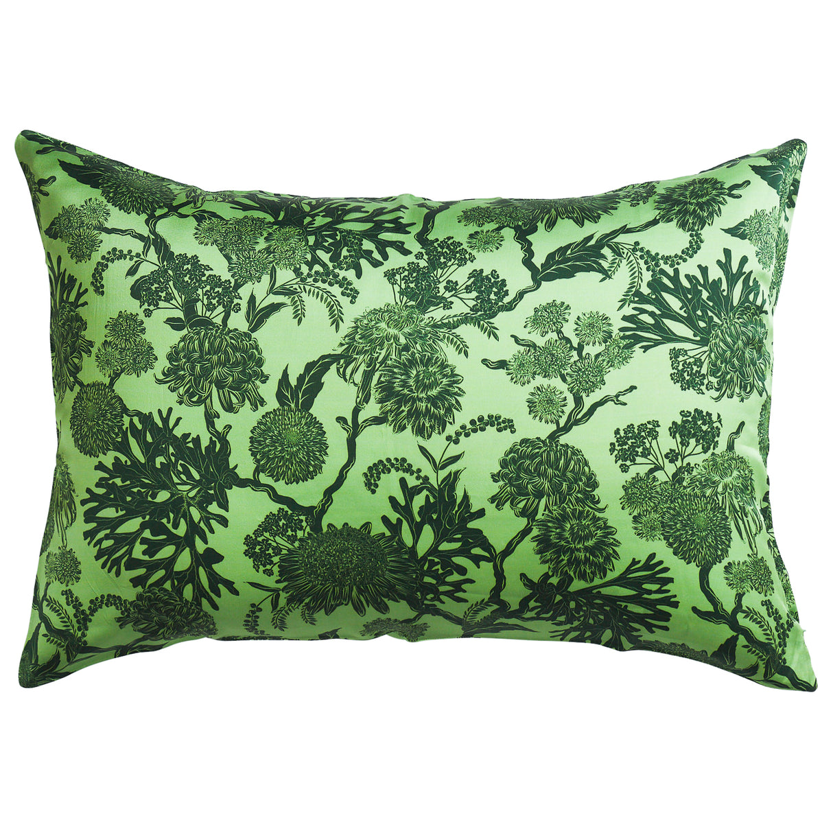 Delphine Silk Pillowcase - Key Lime