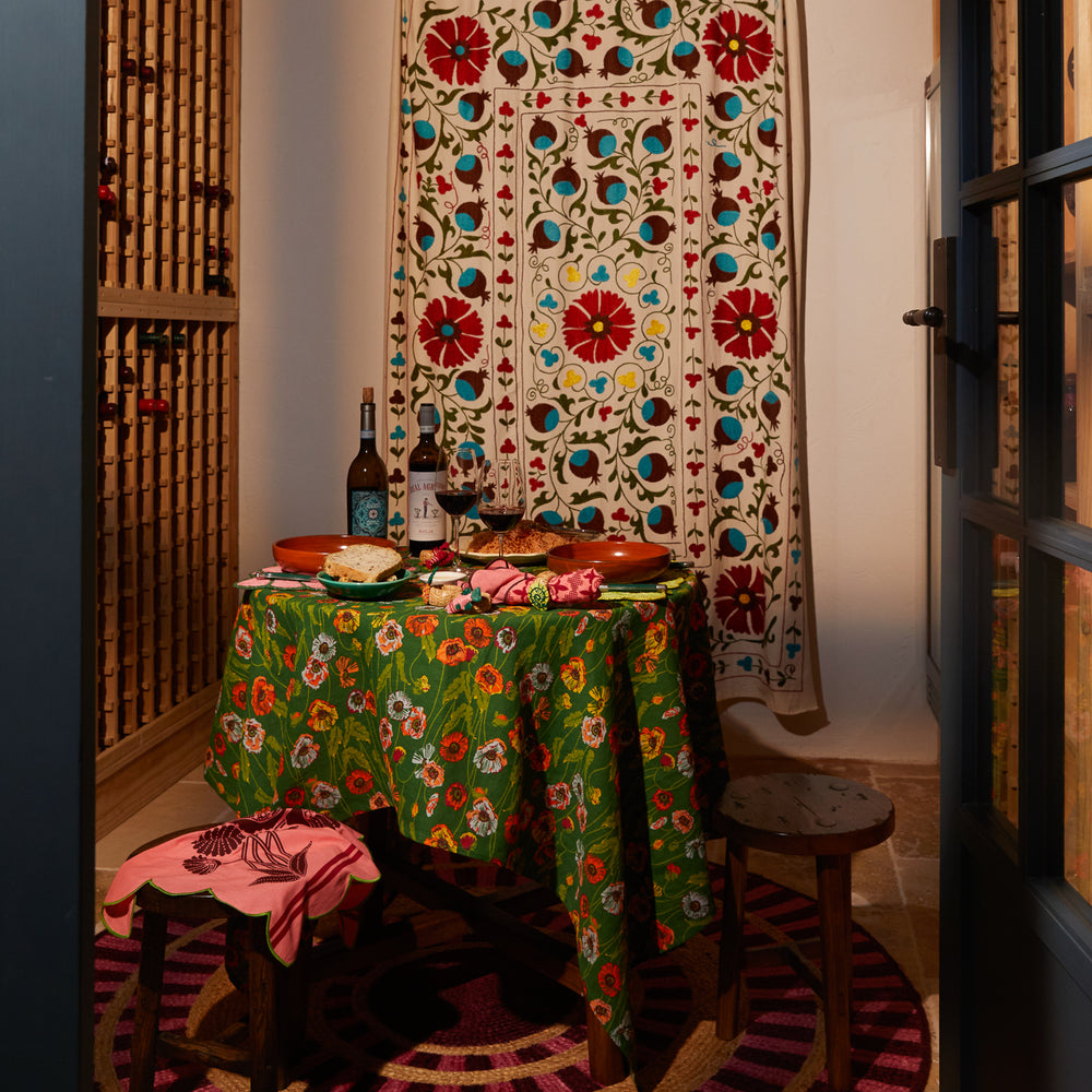 Delphine Square Table Cloth