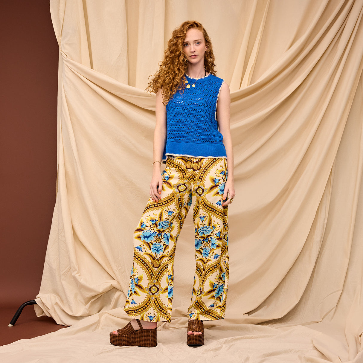 Natalina Knit Top - Azure