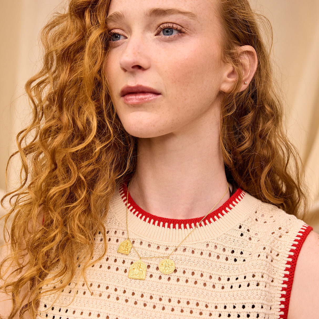 Natalina Knit Top - Pearl