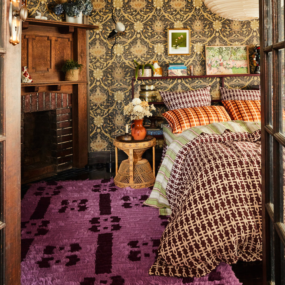 Hira Tufted Rug - Rosewater