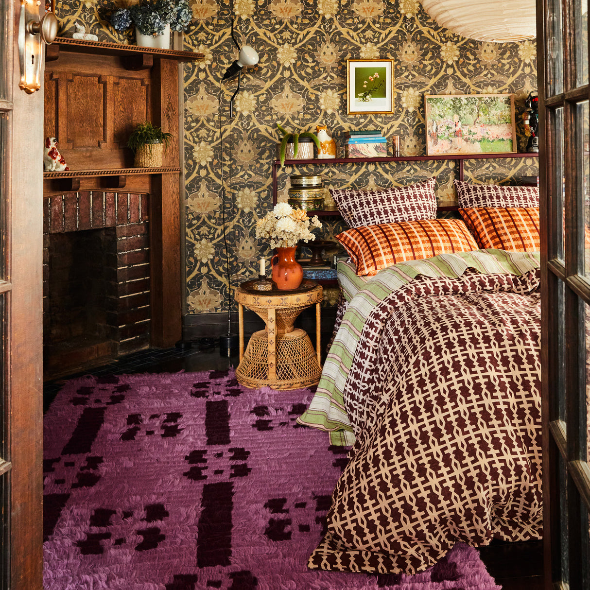 Hira Tufted Rug - Rosewater