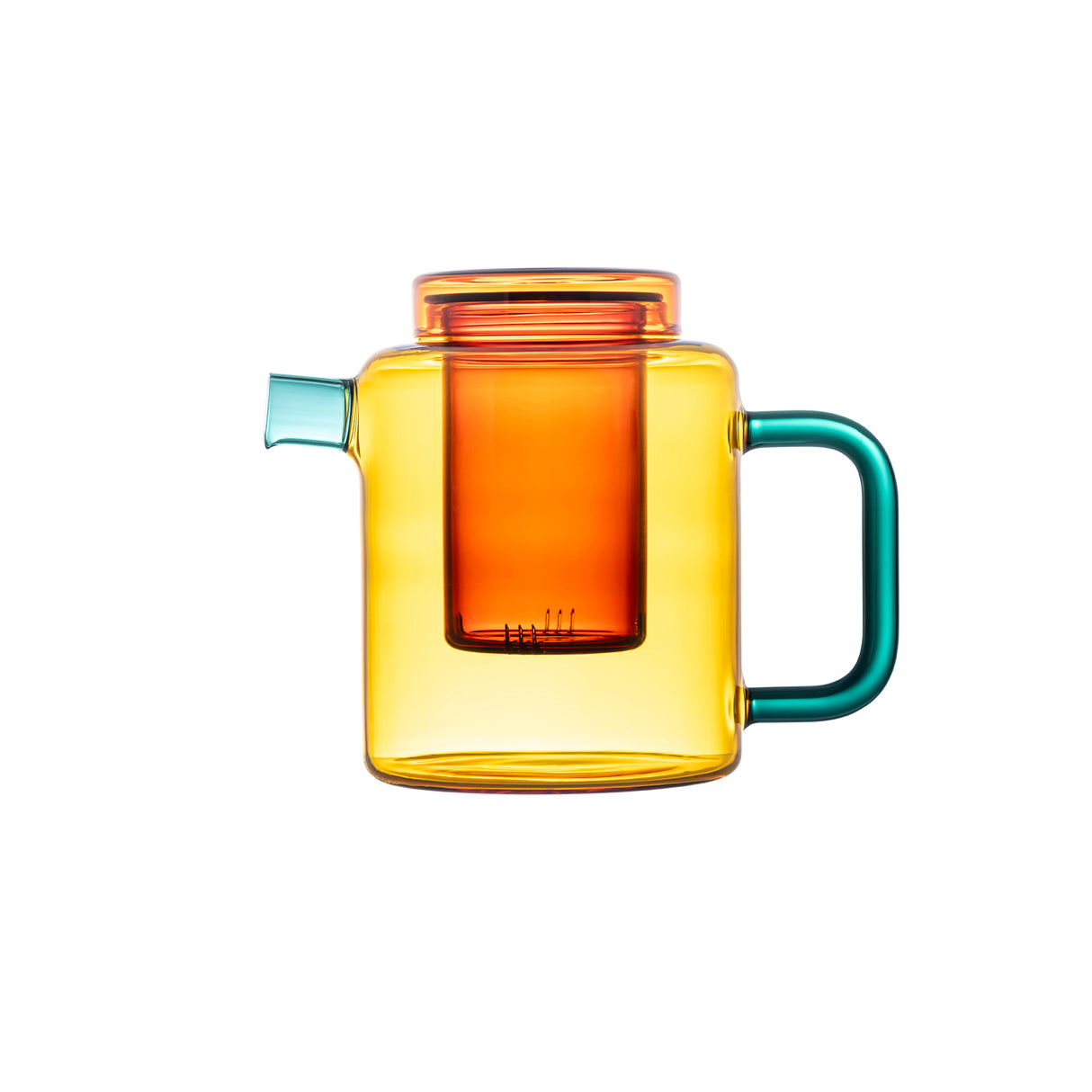 Cha Pot - Teal + Toffee