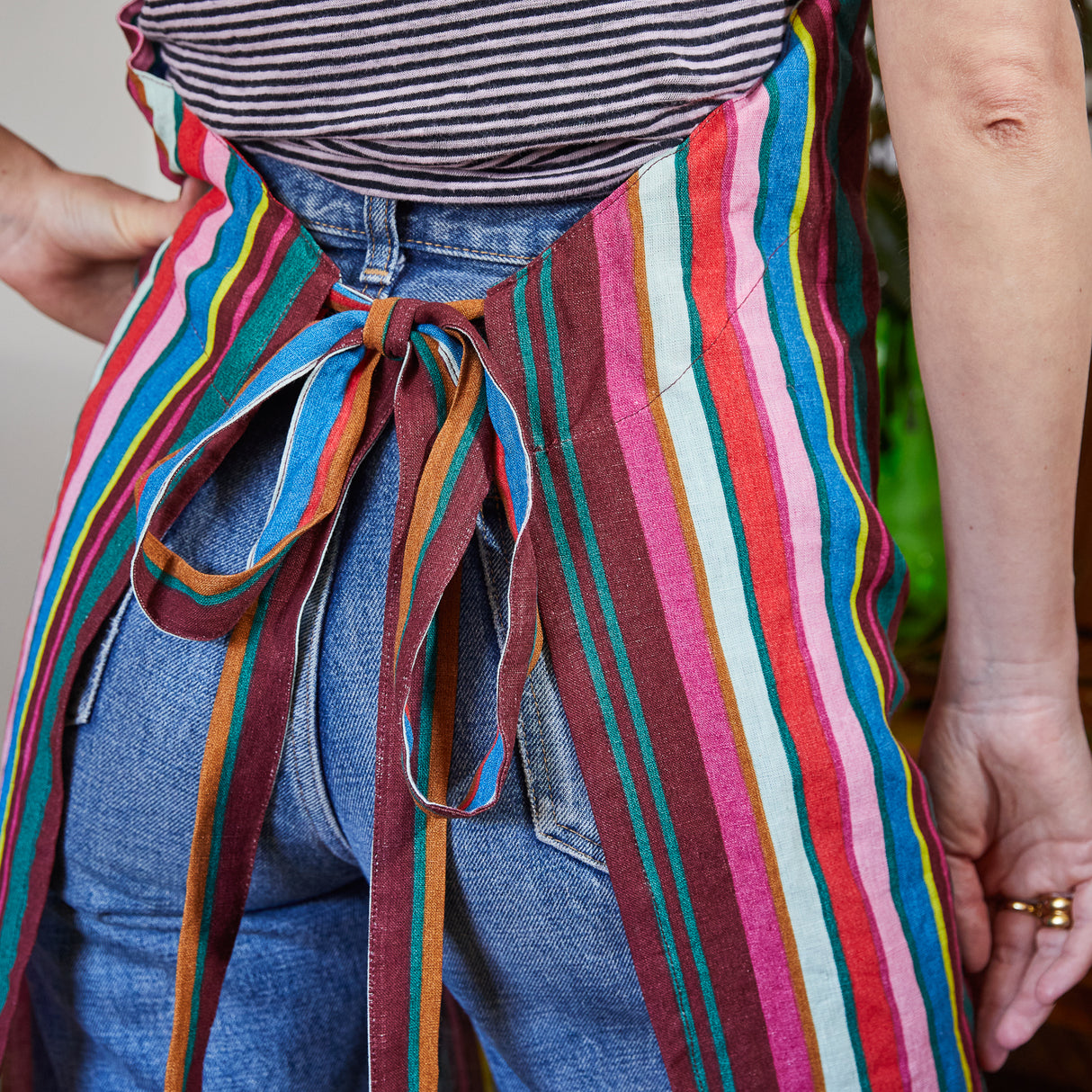 Corinne Linen Apron